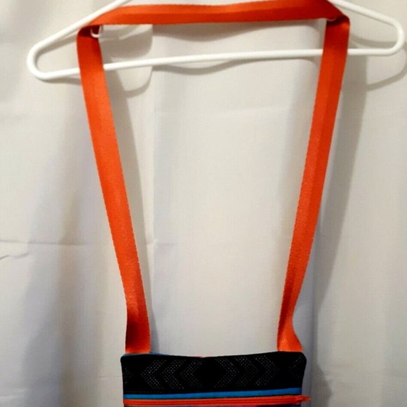 New Southwestern Aztec Crossbody Bag Sling Purse Red Blue Geometric Aztec - Picture 3 of 7